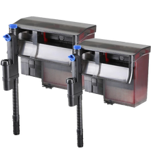 森森CBG带杀菌灯带过滤材料鱼缸过滤器瀑布式壁挂式三合一除油膜超静音水族箱净水器陪菌净水增氧 CBG-500带灯50CM缸用+硝化菌