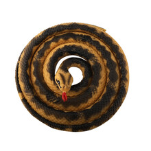 大号蛇儿童玩具软胶蛇动物模型整蛊道具模型塑料假蛇儿童玩具礼物 巧克力草蛇125cm