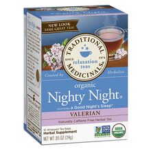 Traditional Medicinals缬草安睡茶睡眠浅多梦 16小袋 1件装