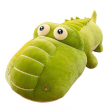 毛绒玩具 创意可爱卡通萌软体鳄鱼玩偶公仔 七夕情人节礼物布娃娃 多功能午睡枕头抱枕靠垫 绿色 1.1米 68元（限量）
