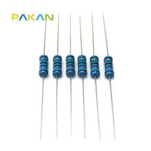 PAKAN 1W电阻器 1% 1W色环电阻 金属膜电阻1W 470R 精度1% (50只)