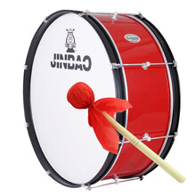 津宝 JBMB1071大军鼓乐器24英寸少先队大队军乐队大鼓带背带 津宝1071大军鼓+鼓棒+背带+手套+军鼓包