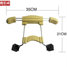 佑臂 车载衣架可伸缩衣服架 车用衣服挂钩衣挂不锈钢汽车座椅凉晾衣架 米黄色【核对座椅头靠】 其它车型请备注
