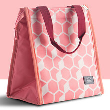 乐扣乐扣（locklock） 保鲜盒便当包 手提饭盒包 粉红色