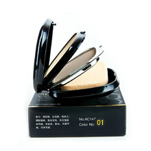 雅邦 【多省在线支付免邮】轻盈感光幼滑双层粉饼28g 遮瑕粉底 修容棒 雅邦粉饼 02# 自然干+浅肤干