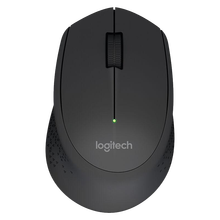 罗技（Logitech）M275（M280同款造型）无线鼠标 笔记本台式机一体机家用商务办公右手鼠标 黑色