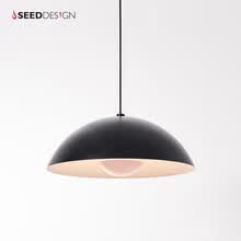 喜的（SEEDDESIGN） 台湾现代客厅书房餐厅会议室太阳神阿波罗吊灯APOLLO 雾黑+红铜色