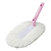 康多多 Satto巧手抹布（不含柄） 日本山崎微纤维静电吸附灰尘掸家务打扫除灰尘不易掉毛鸡毛掸子扫灰 粉红色