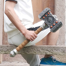 酷维漫 雷神之锤子1:1cos道具 复仇者联盟4漫威英雄周边电影视道具儿童玩具男孩礼物安全仿真模型 毁灭之锤53CM