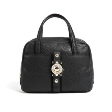 【送女友】VERSACE JEANS范思哲女士黑色聚酯纤维搭扣装饰手提包E1VSBBF6 70711 899