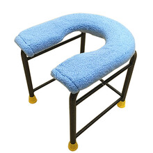 高博士 坐便椅 马桶凳座便器U型老人孕妇病人坐厕椅 防滑移动洗澡椅家用 高30cm+坐便套