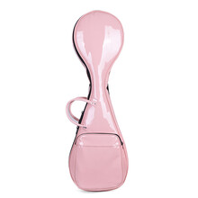 漆皮琵琶包大号琵琶袋琵琶人套水晶革面料亮面成儿童琵琶背包乐器琴包 成人浅粉