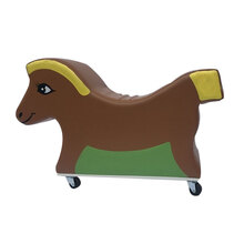 loveforever早教中心亲子园软体感统训练器材全套幼儿园软体玩具儿童软包 软体摇马