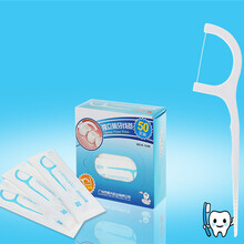 洁牙 牙签线超细剔牙棒 50支独立包装便携式牙签棒弓形剔牙清洁护理剔牙器 50支装