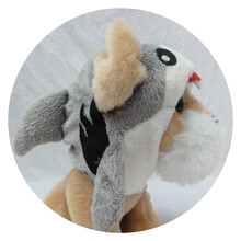 狗狗帽子宠物头套猫咪帽子头饰造型帽泰迪变身帽狗猫帽 鲨鱼帽 S-小型