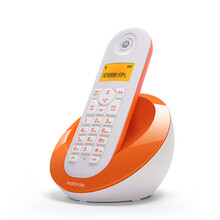 摩托罗拉（Motorola）c601c 数字无绳电话机 单机 家用 无线座机 配子母机 无线电话 橙色单机