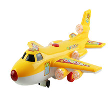 创发电动玩儿童电动玩具 电动万向动物 空中巴士 拖拉鸭子 电动小狗 飞机 兔子 马车 故事机 115 电动卡通飞机