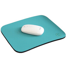 安尚（ACTTO)游戏商务办公纯色柔软加厚可水洗布面鼠标垫橡胶护腕垫四季图案防滑光电鼠标桌垫 蓝色中号235*190(MSP-15)