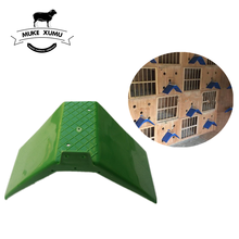 欣明佳 鸽子带木条栖息架信鸽鸽具赛鸽用品用具塑料栖架站架休息站板栖息板 绿栖架