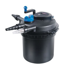 森森格池 鱼池过滤系统过滤桶鱼池过滤器大型外置鱼缸过滤器锦鲤池塘生化过滤设备水池净化 4m3过滤套餐手动清洗（桶+泵+管）
