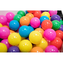 哈乐猫儿童乐园海洋球厂家直销波波球玩具球球宝宝游乐园彩球 马卡龙色海洋球 7cm 糖果色混搭 海洋球100个