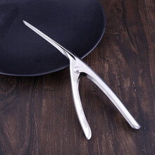 剥螃蟹吃蟹工具304不锈钢蟹八件蟹钳蟹夹蟹针海鲜剪吃大闸蟹螃蟹 一把剥虾器