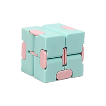 卡哆哆美国infinity cube无限魔方玩具edc指尖玩具解压魔方减压方块 减压玩具 可爱绿色无限魔方