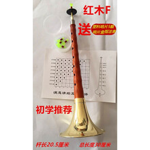 天鸣 Tianming 红花梨木唢呐 初学者 成人  D F调全套民族吹奏乐器 小F