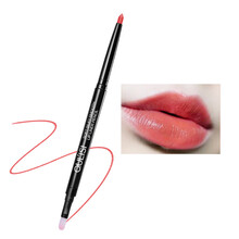 欧丽丝自动唇线笔口红笔防水持久保湿不易脱色哑光懒人勾线画口红唇笔初学者 06西柚色