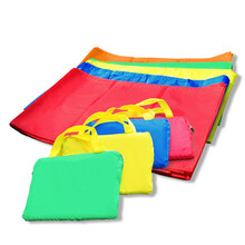 滑溜布幼儿园户外游戏互动体育活动溜溜布感统训练器材道具布 蓝色（1.4*8米）