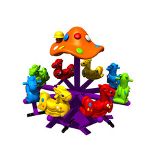 儿童旋转转椅幼儿园室内外转马转椅玩具幼儿转盘摇马卡通动物转椅大型玩具游乐设备 C1(直径190CM)