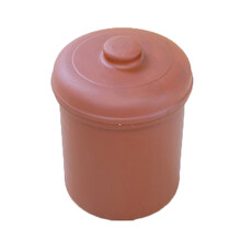 美味世家电炖锅原厂配件隔水炖盅煲汤锅煮粥锅内胆电炖锅适配定时器陶瓷备用内胆熬汤锅紫砂锅内胆 红0.3升炖盅三个装适合全部放进5升或6升炖锅