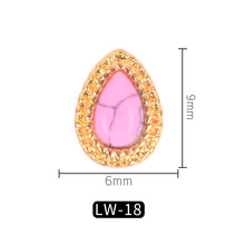 美甲钻饰指甲贴钻贴片亮片美甲饰品美甲钻石宫廷复古大理石裂纹钻指甲油胶装饰品 18