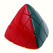 异形魔方 镜面 斜面 五魔 金字塔  比赛 智力玩具24段魔尺礼物礼物 彩色粽子