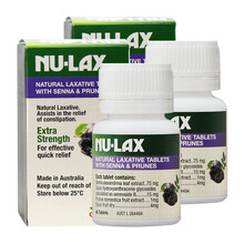 乐康膏（Nulax）澳洲进口 乐康片果蔬膳食纤维 加强版西梅味 2瓶