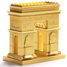 拼酷3D金属手工拼装益智玩具拼装模型立体拼图类古建筑 凯旋门（带礼包）