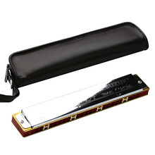 SUZUKI 铃木SU-24HUMMING日本进口原装哈明24孔C调高级复音口琴 SU-24HM F调