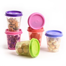 特百惠迷你小精灵55ml 密封保鲜盒多功能零食储藏盒茶叶收纳盒 小精灵单个颜色随机