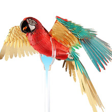 拼酷3D金属立体拼装拼插模型玩具美猴王孙悟空 二郎神金刚拼图DIY创意礼物动漫兵人模型家居摆件饰品 金刚鹦鹉