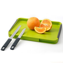 愉家（YUJIA）切水果砧板切菜板水果板宝宝婴儿辅食物蔬菜水果案板塑料切果盘水果粘板进口砖板水果毡板