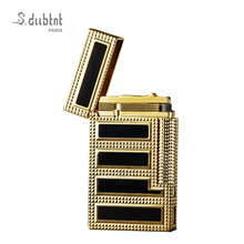 S.dubtnt 法国都柏特经典简约系列金色直冲充气朗声打火机 商务礼品 金色