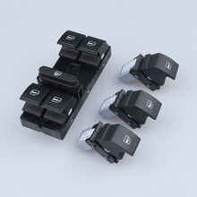 适用斯柯达明锐晶锐昊锐野帝左前门玻璃升降器开关车窗升降开关玻璃高低调节开关 昊锐【右前】升降器开关