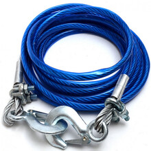 汽车拖车绳钢丝拖车绳车用应急牵引绳高质量拉车绳 5米7吨