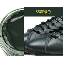 TARRAGO 进口真皮鞋油上色保养油酒红黑色白色皮革补色翻新护理膏鞋油鞋刷套装补伤保养护理皮鞋上光 33深绿色