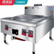 喜莱盛大锅灶商用学校幼儿园工地食堂煤气灶生物油甲醇柴油灶猛火灶大饭堂工厂机关单位后厨油气两用大炉灶 70型