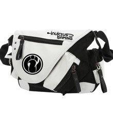 电竞游戏战队IG周边背包 男女帆布单肩斜挎包书包多功能旅行包 IG 约36*11*26厘米
