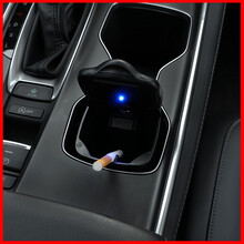 ✅聚闪 十代雅阁车载烟灰缸18款本田10代雅阁多功能英诗派INSPIRE带LED灯方形烟灰缸改装专用 专用烟灰缸【带LED灯】 十代雅阁专用