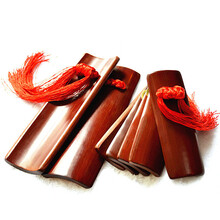 演奏级老竹快板 成人快板儿童竹板专业快板 天津快板响板山东快板板莲花 配绒布袋 【拍下打折】演奏级成人款+送绒布袋