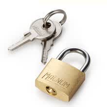 玛斯特（Master Lock）黄铜迷你挂锁家用橱柜宿舍衣柜日记本挂锁CAD20MCN  美国专业锁具品牌