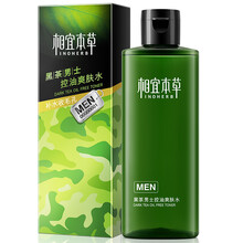 相宜本草黑茶男士控油爽肤水200ml 清爽补水保湿控油收缩毛孔护肤品